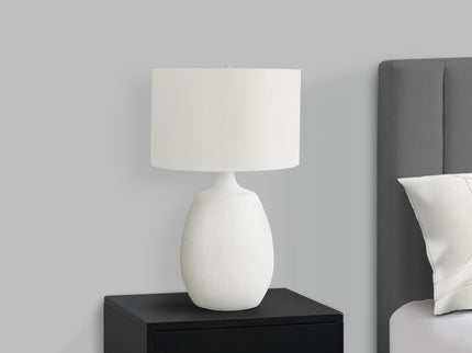 Lighting, Table Lamp, Resin, Contemporary - Cream