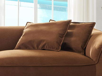 Nordic Modern Sofa With Removable Pillowcase, High Density Sponge Filling, 4 Throw Pillows