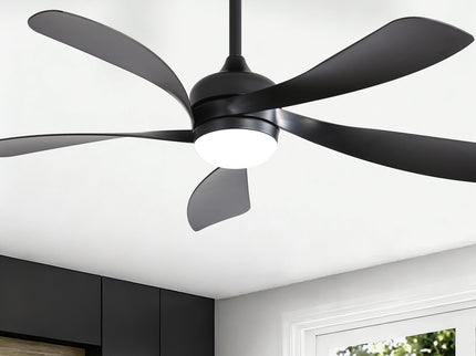 45" Ceiling Fan With DC Motor Smart App Control Quiet Reversible Operation Dimmable Lighting And Timer