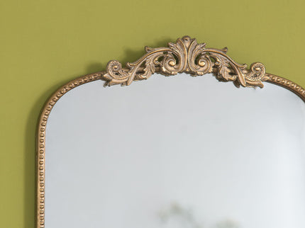 Arch Mirror, Baroque Inspired Wall Decor For Bathroom, Bedroom, Living Room