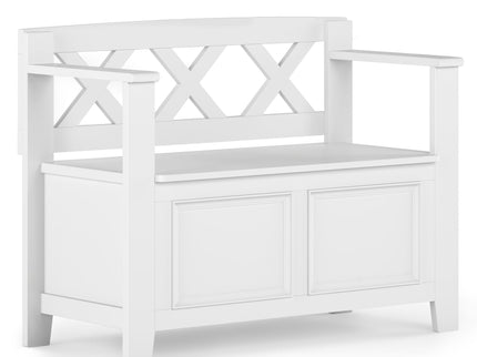 Amherst - Small Transitional Entryway Storage Bench