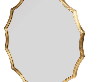 Round Sunburst Wall Mirror With, Wall Decor Mirror For Entryway Bedroom Living Room - Gold