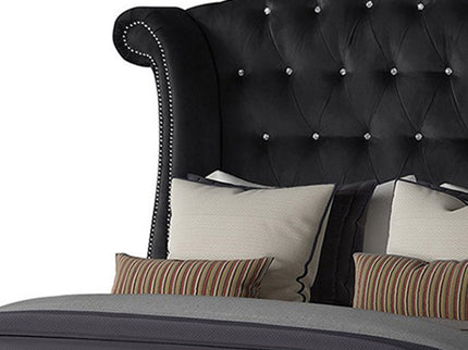 Sophia - Crystal Tufted Upholstered Bed