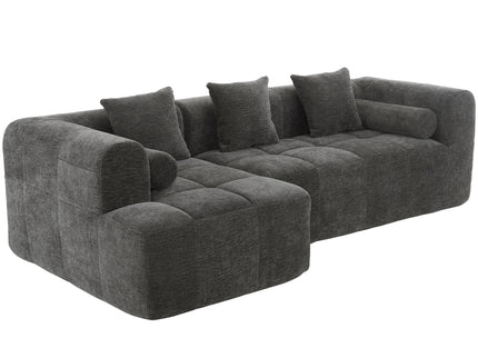 Sectional Free Combined Sofa With 2 Side Pockets