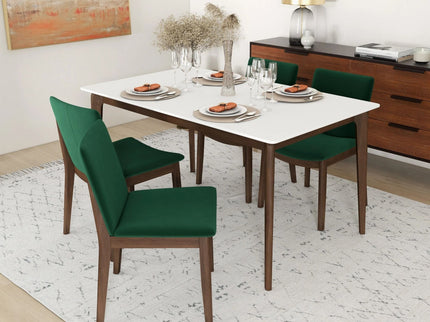 Laura - Mid-Century Modern Solid Wood Dining Chair (Set of 2)