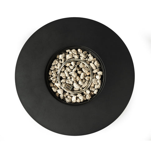 Propane Gas Fire Pit Table, 50000 Btu Round Steel Fire Pit