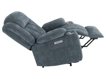Beca - Upholstered Power Lift Recliner With Cupholders And USB Charging