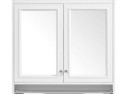 Modern Wall-Mounted Mirror Cabinet With Adjustable Shelves, Soft-Close Doors, High-Definition Mirror