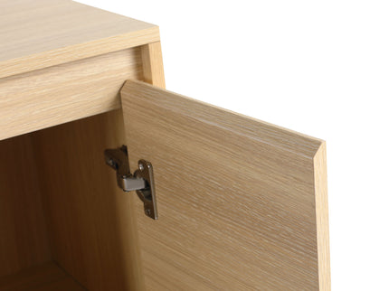 Freestanding Bathroom Vanity With Sink, 2 Small Storage Cabinets, Soft Close Doors