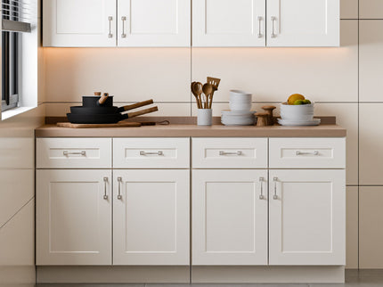 Shaker Wall Cabinet With Soft Close Hinges, Adjustable Shelves, Double Door