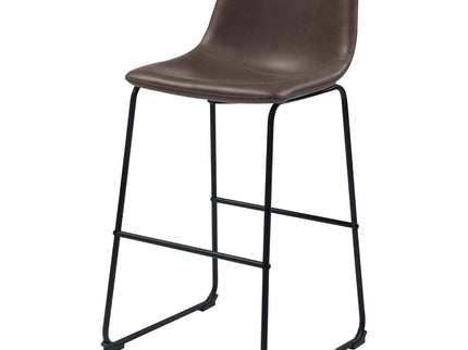 Armless Bar Stool (Set of 2) - Brown