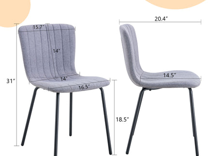 Luxury Minimalist Dining Chairs (Set of 4)