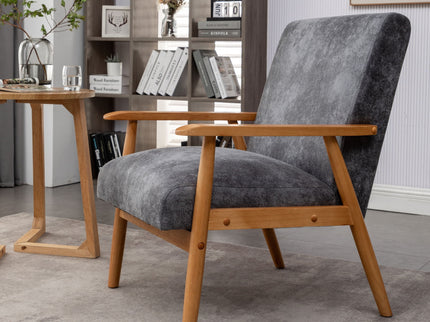 Wide Classic Mid-Century Modern Arm Chair