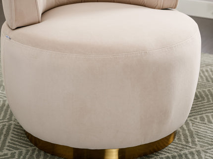 360 Degree Swivel Cuddle Barrel Accent Sofa Chair