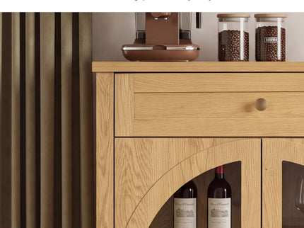 Modern Sideboard Cabinet With 1 Drawer And 2 Arched Doors