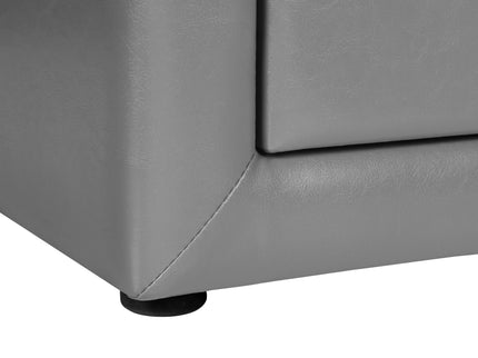 Nightstand, Storage Drawer Versatile Use, Upholstered, Transitional