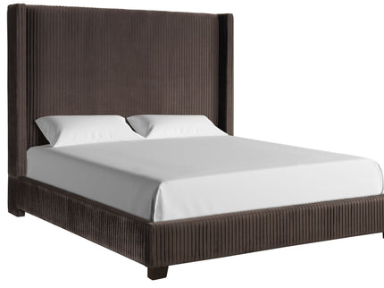 Upholstered Bed, Space-Saving Design