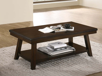 3 Piece Occasional Table Se, Coffee Table, End Table & Sofa Table - Walnut
