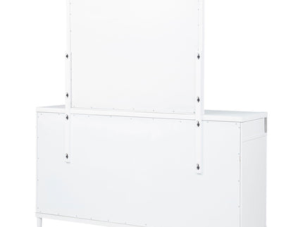Robinson - 8 Drawer Dresser With Mirror - White