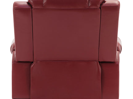 Home Theater Seating Manual Recliner Chair With Led Light Strip For Living Room