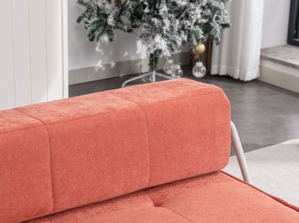 Folding Sofa With Removable Back Cushion, Convertible Futon Sleeper Chair