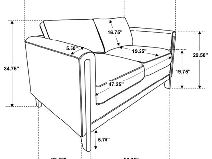 Fisher - Arm Sofa Set