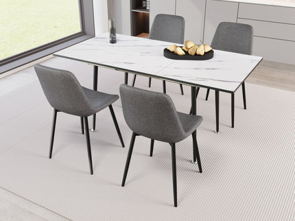 Modern Extendable Dining Table And Chair Set