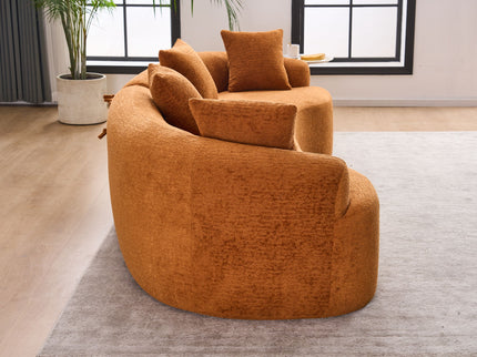 4 Seater Sofa With Fabric, 30D, 60 Hardness Full Sponge, 4 Pillow For Living Room, Home Furniture Sleeper Sectional Sofa For Apartment