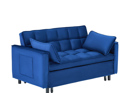 Sofa Bed With Pockets, 3 In 1 Convertible For Living Room