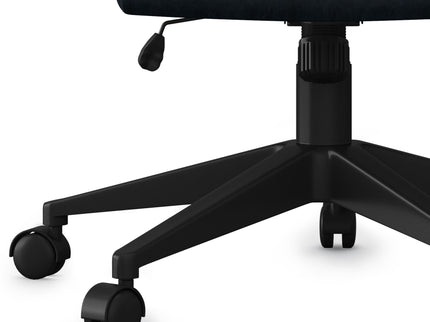 Brewer - Swivel Office Chair - Distressed Blue
