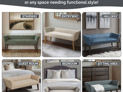 Welburn - Upholstered Bench