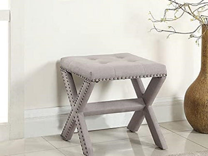 Upholstered Accent Bench With Nailhead Trim
