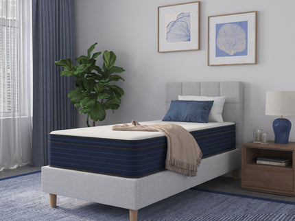 12" Medium Firm Euro Top Hybrid Cooling Gel Infused Pocket Spring And Memory Foam Mattress