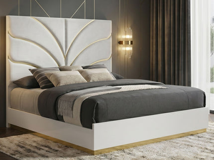 Giovanni - Bed With Oversized Upholstered Headboard