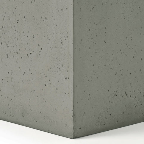 Modern Tank Holder Side Table With Smooth Concrete Surface