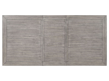 Centera - Rectangular Dining Table With Extension Leaf - Gray