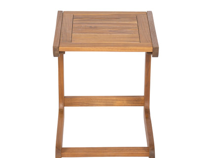 Ashwell - Acacia Wood Side Table - Teak