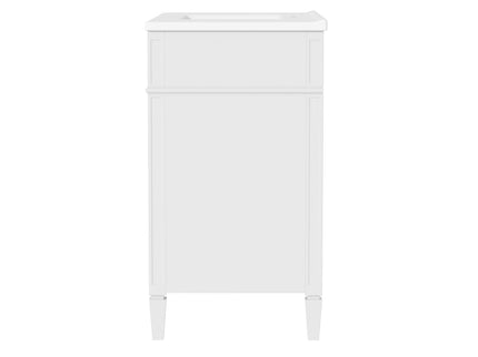 Bathroom Vanity With Top Sink, 2 Drawers, Tip Out Drawer