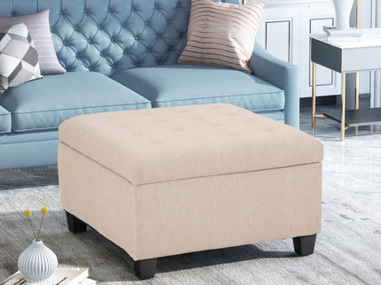 Isabella - Contemporary Ottoman With Storage