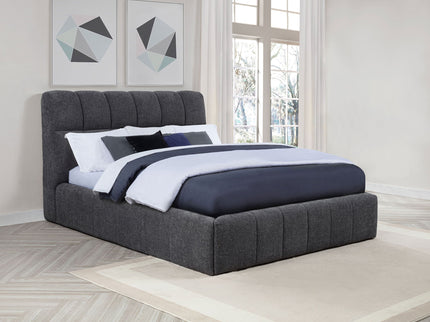 Branson - Platform Bed With Tufted Headboard