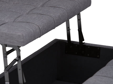 Harrison - Upholstered Coffee Table Storage Ottoman