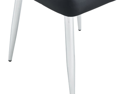 Modern Minimalist Dining Chairs With Metal Legs