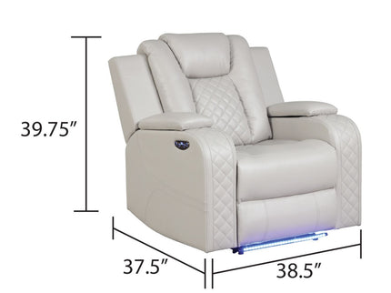 Benz - LED & Power Recliner Chair