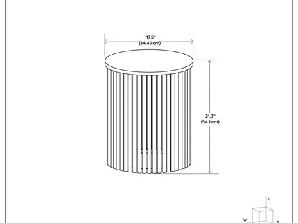 Demy - Handcrafted Metal Accent Table