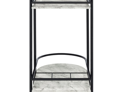 Serving Cart With Wine Rack