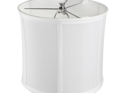 Karat - Contemporary Crystal Table Lamp (Set of 2) - Clear Crystal / Chrome / White Softback