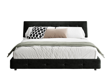 Tufted Headboard With Extra-Large Ultra-Soft Cloud Pillow Design