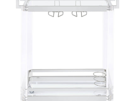 Kempton - 2 Tier Bar Cart - Chrome