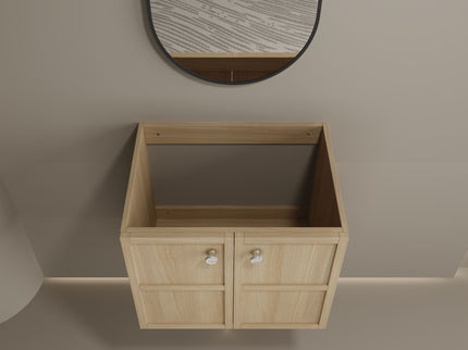 Modern Wall Mounted Bathroom Vanity With Soft Closing Doors