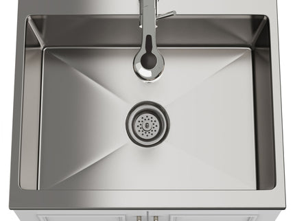 Cardinal - Laundry Cabinet With Faucet And Sink - White - Wood